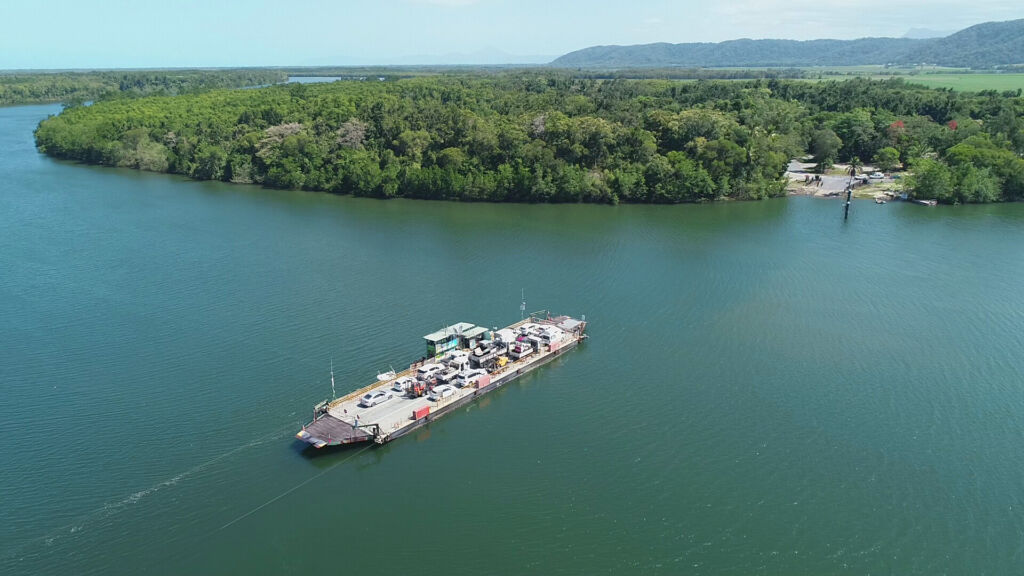 Daintree River Ferry Crossing, Queensland. Image by Douglas Shire Council