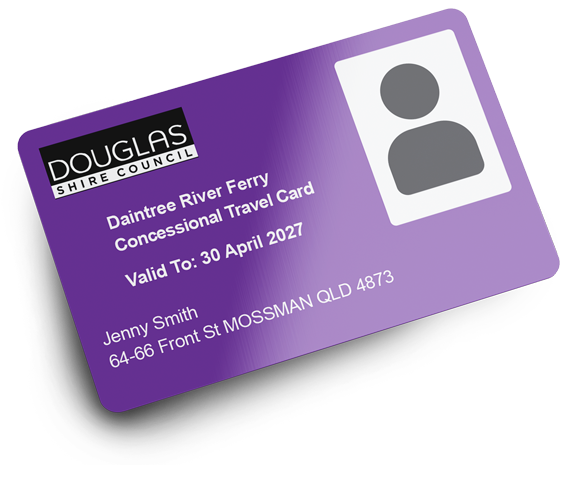 Daintree Ferry Concession Card