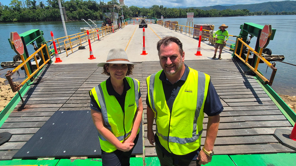 Sarah Yuen and John Gray Birdon Daintree Ferry